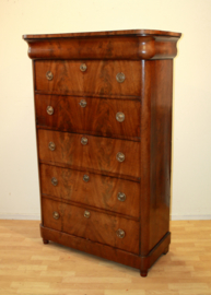 Antieke Hollandse chiffonière met secretaire