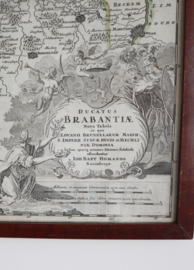 Antieke landkaart Brabant Johan Baptist Homann 1720