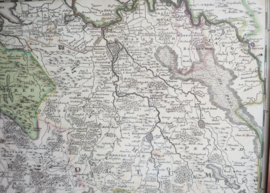 Antieke landkaart Brabant Johan Baptist Homann 1720