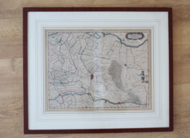 Antieke kaart Utrecht Willem Bleau, 17e eeuw