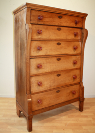 Antieke Hollandse chiffonière 19e eeuw