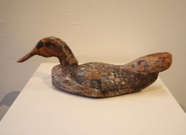 Antieke houten lokeend