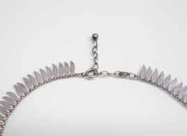 Vintage zilveren zonnecollier jaren ‘50
