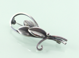 Vintage zilveren broche, Kordes & Lichtenfels jaren ‘70