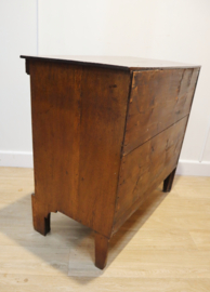 Antieke Hollandse Empire ladenkast