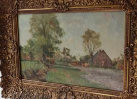 Boerderij in polderlandschap Gerard Altmann (1877-1940)