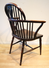 Antieke Engelse Windsorstoel taxushout, ca 1800