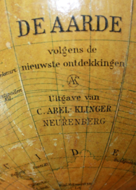 Antieke Nederlandse globe 1910