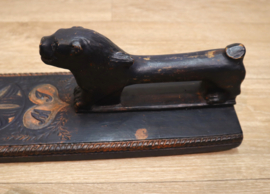 Antieke mangelplank 1878