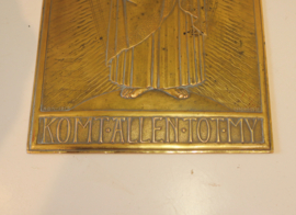 Bronzen plaquette Christus, Esser Weert