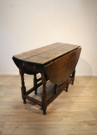 Antieke Engelse gateleg tafel ca 1700