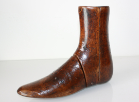 Antieke houten schoenenmal