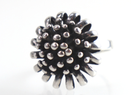 Modernistische zilveren ring Friedrich Knödler jaren ‘40
