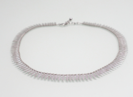 Vintage zilveren zonnecollier jaren ‘50