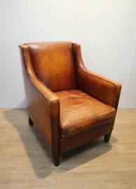 Lederen clubfauteuil