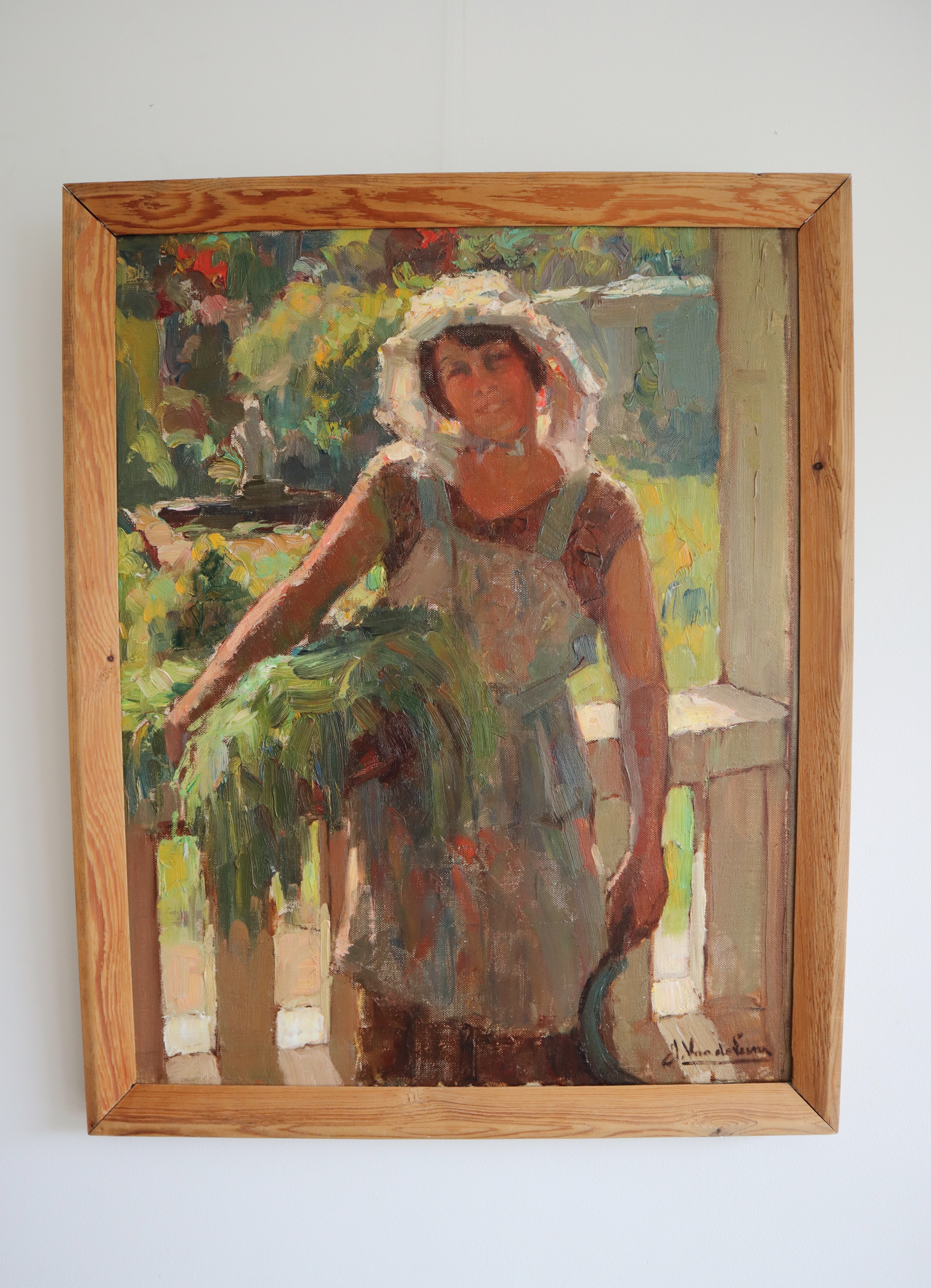 Schilderij Jules van de Leene (1887-1962).