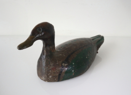 Antieke houten lokeend