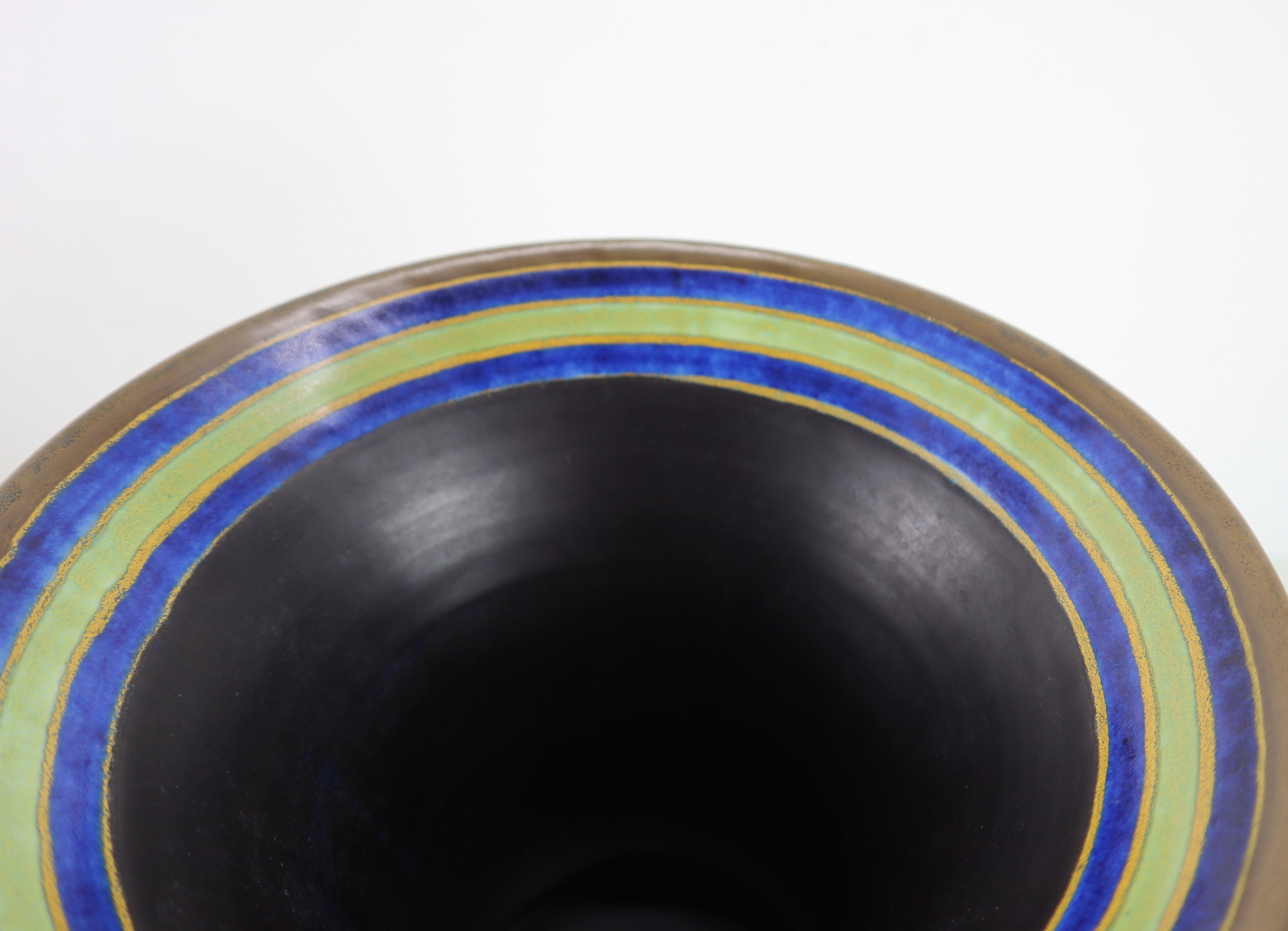 Art Deco Gouda plateel vaas, Sungam 1926