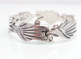 Zware vintage zilveren armband Rodolfo Espinoza  jaren ‘70