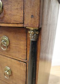 Antieke Hollandse Empire ladenkast