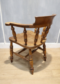 Antieke Engelse captainchair, 19e eeuw