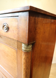 Antieke Hollandse secretaire à abbatant