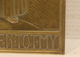 Bronzen plaquette Christus, Esser Weert