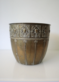 Jugendstil koperen pot