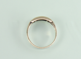 Gouden ring met jade