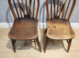 Set antieke Windsorstoelen