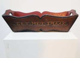 Beschilderde antieke bestekbak 1883