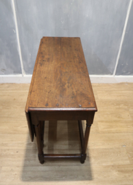 Antieke Engelse wandtafel, gateleg