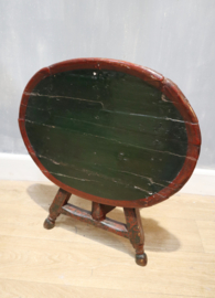 Antieke miniatuur flap-aan-de-wand, 18e eeuw