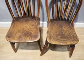 Set antieke Windsorstoelen