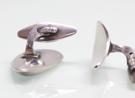 Zilveren manchetknopen Georg Jensen, James Bond