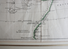 Antieke kaart 1781