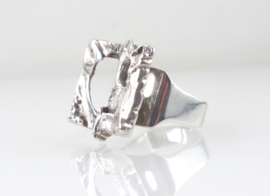 Vintage zilveren ring Juhls, Noorwegen jaren ‘60/’70