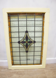 Set antieke glas-in-loodramen