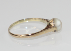 Gouden ring met parel, jaren '30