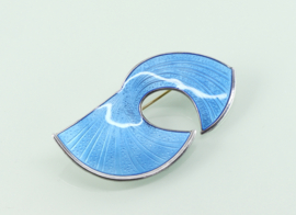 Vintage broche email Knut Rasmussen Noorwegen jaren ‘50