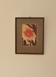 Henri Verstijnen (1882 -1940) druk van een bloeiende cactus.