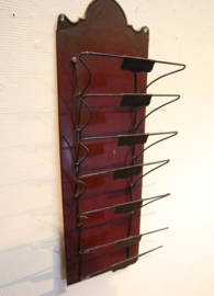 Jugendstil metalen krantenrekje
