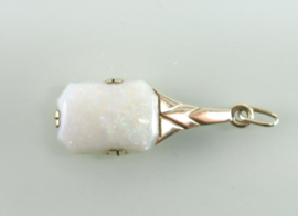 Antieke gouden hanger opaal 1906-1909