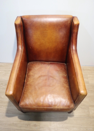 Lederen clubfauteuil