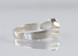 Zilveren Pluto ring, Björn Weckström, Lapponia, Finland jaren ’70 / ‘80