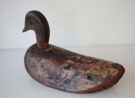 Antieke houten lokeend
