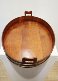 Antiek gekuipt dienblad