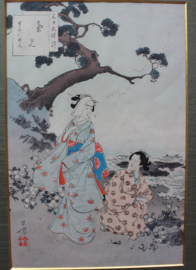 Japanse houtdruk Toshika Mizuno 1893