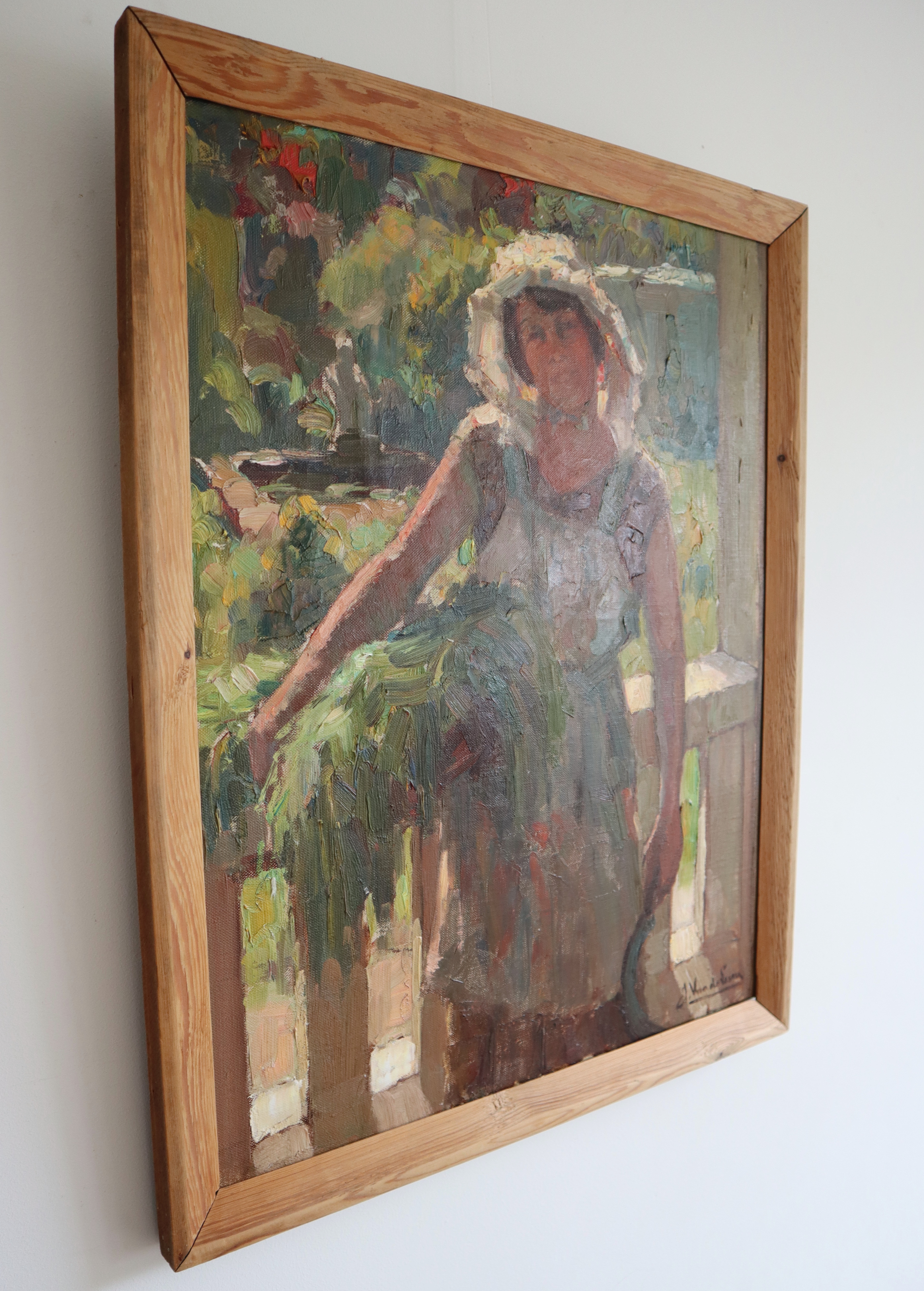 Schilderij Jules van de Leene (1887-1962).