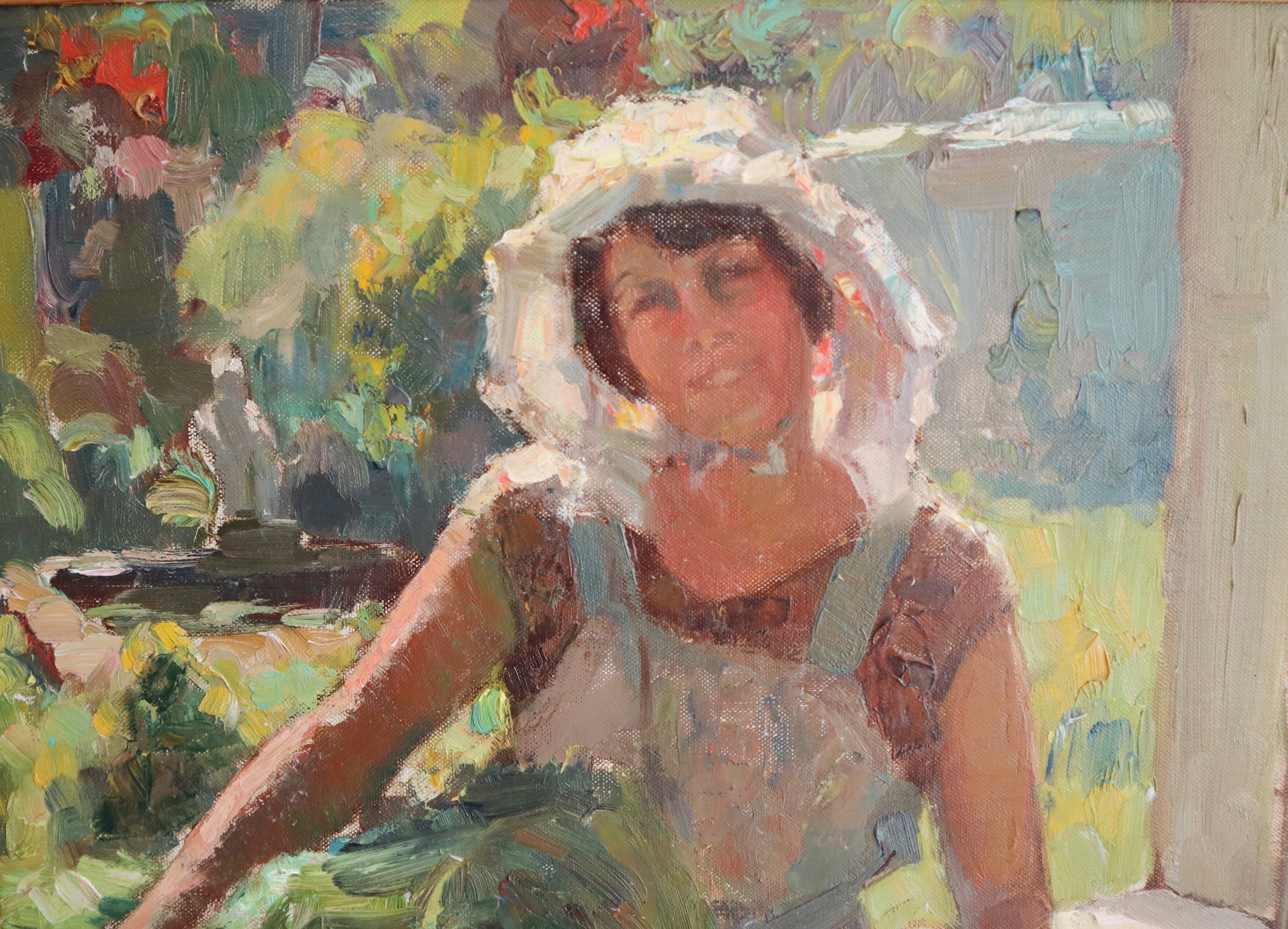 Schilderij Jules van de Leene (1887-1962).